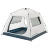 Quechua Abri De Camping 4 Places - Base Easy Fresh - Polyvalent, Instantané à Arceaux -Quechua abri de camping 4 places base easy fresh polyvalent instantane a arceaux