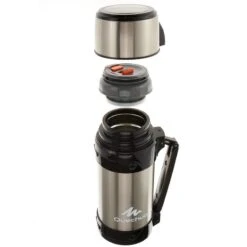 Quechua Bouteille Isotherme Inox 1,5L Avec Gobelet Pour La Randonnée -Quechua bouteille isotherme inox 15l avec gobelet pour la randonnee 1