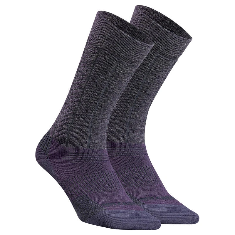 Quechua Chaussettes Chaudes De Randonnée - SH500 MID - X2 Paires 4 Quechua Chaussettes Chaudes De Randonnée - SH500 MID - X2 Paires – Image 2