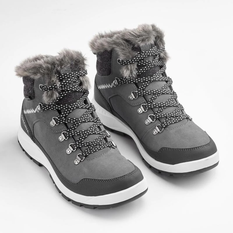 Quechua Chaussures Chaudes Imperméables De Randonnée Neige - SH500 X-WARM - Mid Femme 4 Quechua Chaussures Chaudes Imperméables De Randonnée Neige - SH500 X-WARM - Mid Femme – Image 2