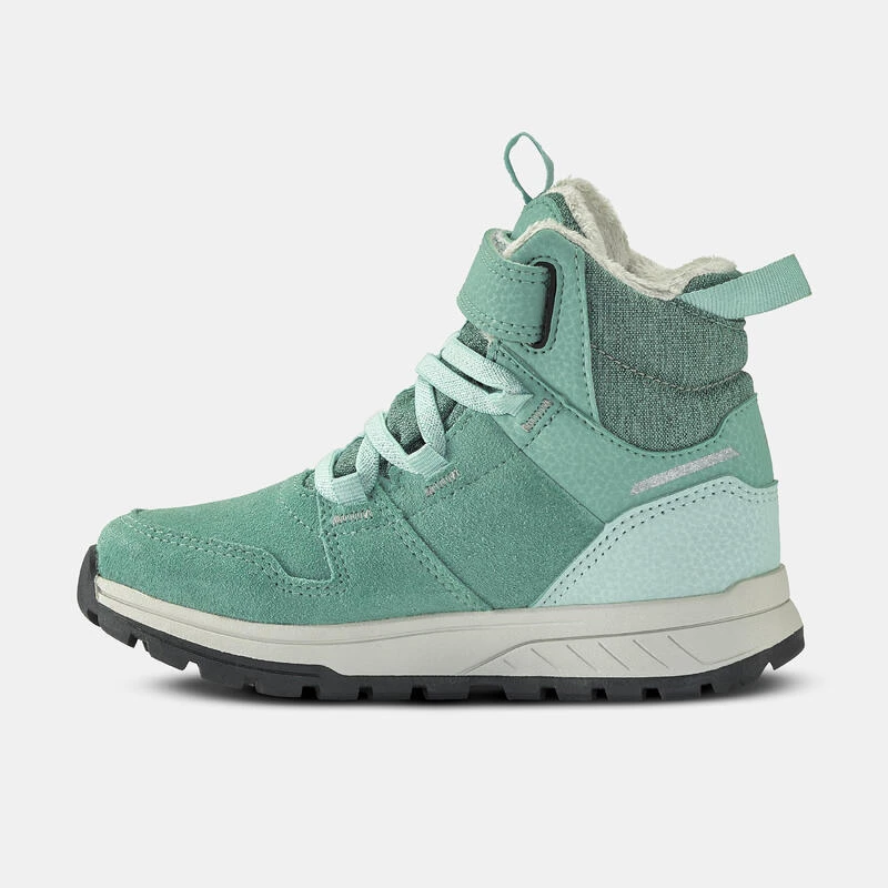 Quechua Chaussures Chaudes Imperméables De Randonnée SH500 Cuir Scratch - Enfant 24-34 4 Quechua Chaussures Chaudes Imperméables De Randonnée SH500 Cuir Scratch - Enfant 24-34 – Image 2