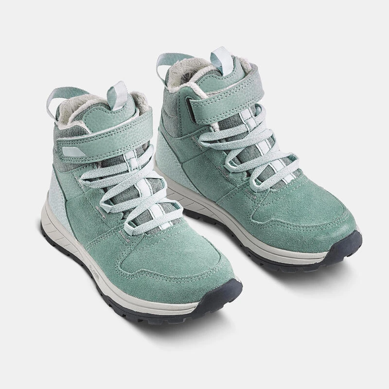 Quechua Chaussures Chaudes Imperméables De Randonnée SH500 Cuir Scratch - Enfant 24-34 6 Quechua Chaussures Chaudes Imperméables De Randonnée SH500 Cuir Scratch - Enfant 24-34 – Image 4