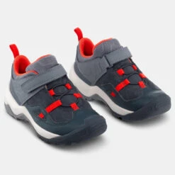 Quechua Chaussures De Randonnée Enfant à Scratch Crossrock Grise Rouge Du 24 AU 34 -Quechua chaussures de randonnee enfant a scratch crossrock grise rouge du 24 au 34 3