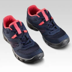 Quechua Chaussures De Randonnée Enfant Avec Lacets MH100 Bleu Corail Du 35 Au 38 -Quechua chaussures de randonnee enfant avec lacets mh100 bleu corail du 35 au 38 3