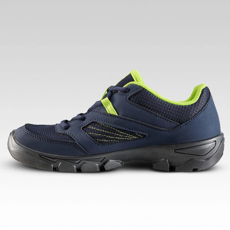 Quechua Chaussures De Randonnée Enfant Avec Lacets MH100 Bleu Du 35 AU 38 4 Quechua Chaussures De Randonnée Enfant Avec Lacets MH100 Bleu Du 35 AU 38 – Image 2