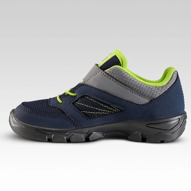 Quechua Chaussures De Randonnée Enfant Avec Scratch MH100 Bleu Du 24 AU 34 4 Quechua Chaussures De Randonnée Enfant Avec Scratch MH100 Bleu Du 24 AU 34 – Image 2