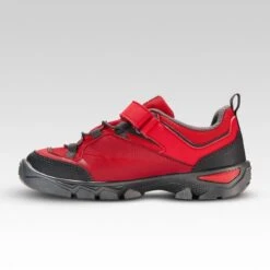 Quechua Chaussures De Randonnée Enfant Avec Scratch MH120 LOW Rouges 28 AU 34 -Quechua chaussures de randonnee enfant avec scratch mh120 low rouges 28 au 34 1
