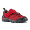 Quechua Chaussures De Randonnée Enfant Avec Scratch MH120 LOW Rouges 28 AU 34 -Quechua chaussures de randonnee enfant avec scratch mh120 low rouges 28 au 34