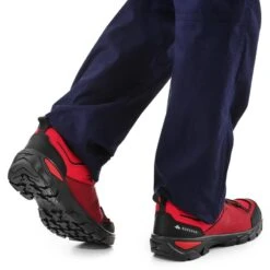 Quechua Chaussures De Randonnée Enfant Basses Avec Lacet MH120 LOW Rouges 35 AU 38 -Quechua chaussures de randonnee enfant basses avec lacet mh120 low rouges 35 au 38 4