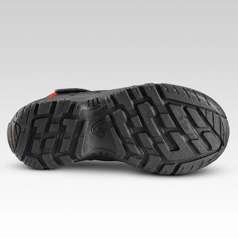 Quechua Chaussures De Randonnée Enfant Montantes MH100 MID KID Grises/rouges 24 AU 34 5 Quechua Chaussures De Randonnée Enfant Montantes MH100 MID KID Grises/rouges 24 AU 34 – Image 3