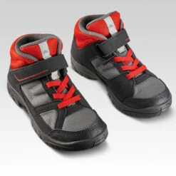 Quechua Chaussures De Randonnée Enfant Montantes MH100 MID KID Grises/rouges 24 AU 34 10 Quechua Chaussures De Randonnée Enfant Montantes MH100 MID KID Grises/rouges 24 AU 34 -Quechua chaussures de randonnee enfant montantes mh100 mid kid grisesrouges 24 au 34 3