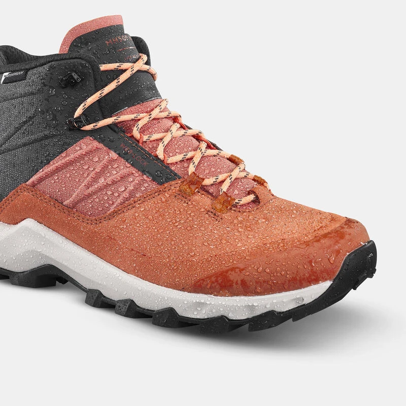 Quechua Chaussures De Randonnée Montagne Femme MH500 MID Imperméable Sépia 3 Quechua Chaussures De Randonnée Montagne Femme MH500 MID Imperméable Sépia – Image 2