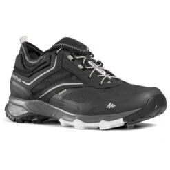Quechua Chaussures De Randonnée Rapide Homme FH500 Helium Noir.
