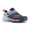 Quechua Chaussures Imperméables De Randonnée -CROSSROCK Bleu Rose - Enfant 28 AU 34 -Quechua chaussures impermeables de randonnee crossrock bleu rose enfant 28 au 34