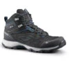 Quechua Chaussures Imperméables De Randonnée Montagne - MH100 Mid Noir - Homme -Quechua chaussures impermeables de randonnee montagne mh100 mid noir homme