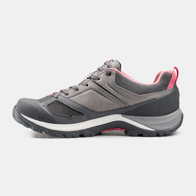 Quechua Chaussures Imperméables De Randonnée Montagne - MH500 Gris/Rose- Femme 4 Quechua Chaussures Imperméables De Randonnée Montagne - MH500 Gris/Rose- Femme – Image 2
