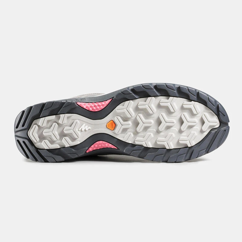 Quechua Chaussures Imperméables De Randonnée Montagne - MH500 Gris/Rose- Femme 5 Quechua Chaussures Imperméables De Randonnée Montagne - MH500 Gris/Rose- Femme – Image 3