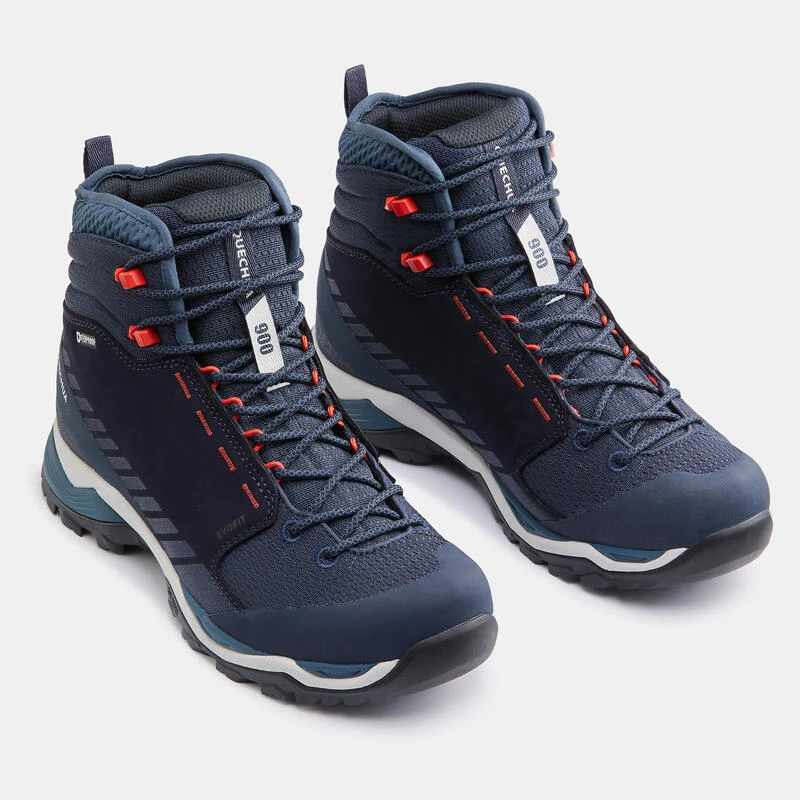 Quechua Chaussures Imperméables De Randonnée Montagne - MH900 MID Bleu - Femme 6 Quechua Chaussures Imperméables De Randonnée Montagne - MH900 MID Bleu - Femme – Image 4