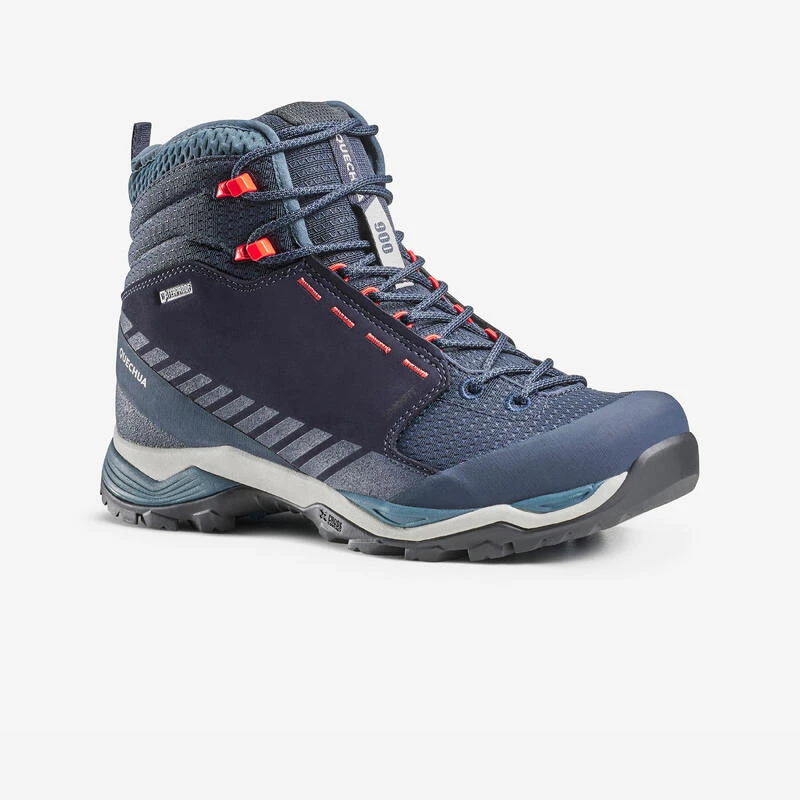 Quechua Chaussures Imperméables De Randonnée Montagne - MH900 MID Bleu - Femme 3 Quechua Chaussures Imperméables De Randonnée Montagne - MH900 MID Bleu - Femme