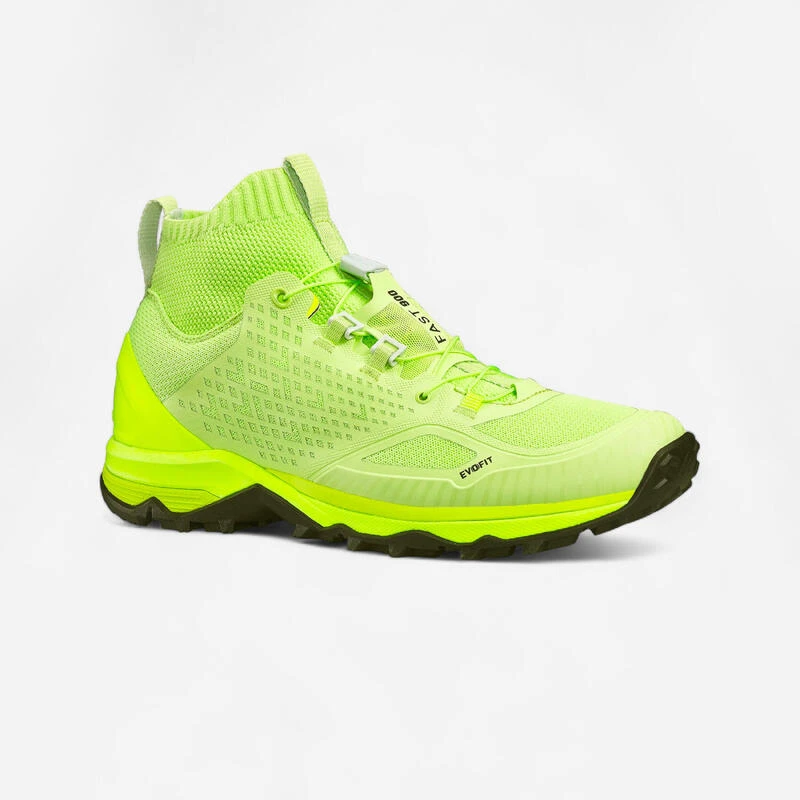 Quechua Chaussures Ultra Légères De Randonnée Rapide Homme FH900 Jaune 3 Quechua Chaussures Ultra Légères De Randonnée Rapide Homme FH900 Jaune