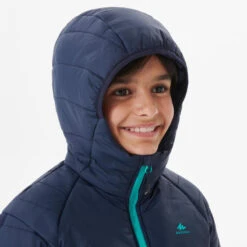 Quechua DOUDOUNE DE RANDONNÉE - HYBRIDE BLEU MARINE - ENFANT 7-15 ANS -Quechua doudoune de randonnee hybride bleu marine enfant 7 15 ans 4