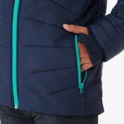 Quechua DOUDOUNE DE RANDONNÉE - HYBRIDE BLEU MARINE - ENFANT 7-15 ANS -Quechua doudoune de randonnee hybride bleu marine enfant 7 15 ans 5