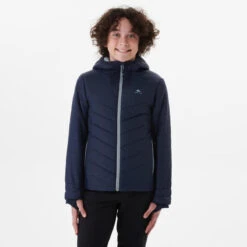 Quechua DOUDOUNE DE RANDONNÉE - HYBRIDE NAVY - ENFANT 7-15 ANS -Quechua doudoune de randonnee hybride navy enfant 7 15 ans 2