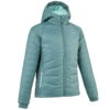 Quechua DOUDOUNE DE RANDONNÉE - HYBRIDE VERT PASTEL - ENFANT 7-15 ANS -Quechua doudoune de randonnee hybride vert pastel enfant 7 15 ans