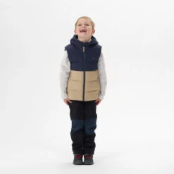 Quechua Doudoune Sans Manches De Randonnée Beige Et Bleue - Enfant 2-6 Ans -Quechua doudoune sans manches de randonnee beige et bleue enfant 2 6 ans 2
