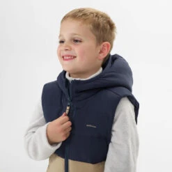 Quechua Doudoune Sans Manches De Randonnée Beige Et Bleue - Enfant 2-6 Ans -Quechua doudoune sans manches de randonnee beige et bleue enfant 2 6 ans 4