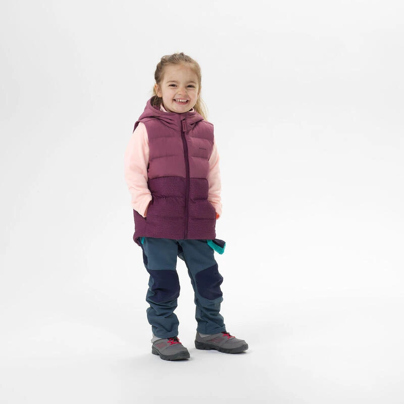 Quechua Doudoune Sans Manches De Randonnée Violette - Enfant 2-6 Ans 5 Quechua Doudoune Sans Manches De Randonnée Violette - Enfant 2-6 Ans – Image 3