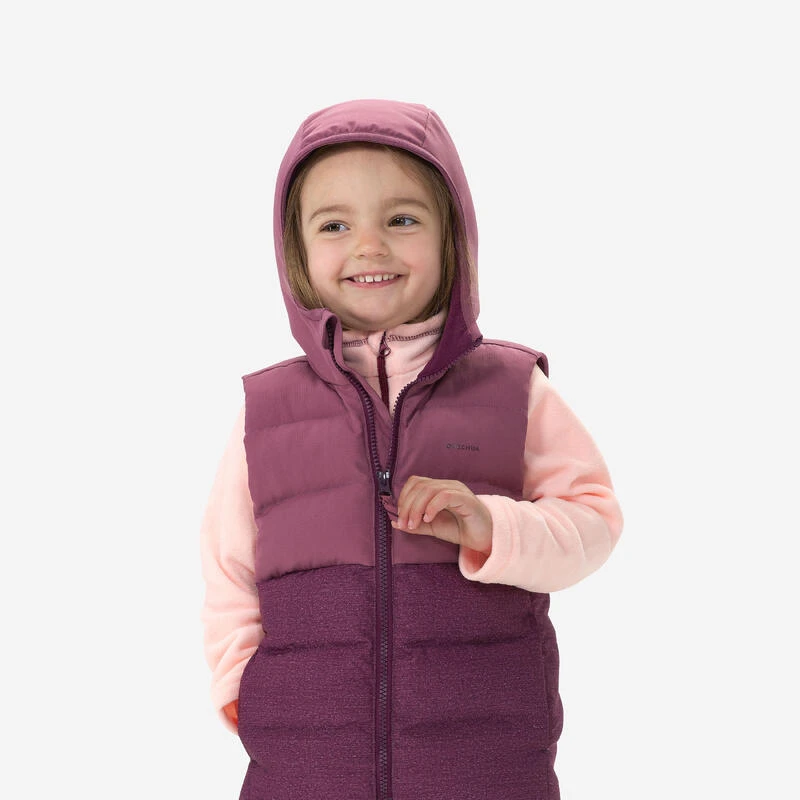 Quechua Doudoune Sans Manches De Randonnée Violette - Enfant 2-6 Ans 3 Quechua Doudoune Sans Manches De Randonnée Violette - Enfant 2-6 Ans