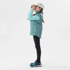 Quechua GILET DOUDOUNE DE RANDONNÉE - HYBRIDE VERT PASTEL - ENFANT 7-15 ANS -Quechua gilet doudoune de randonnee hybride vert pastel enfant 7 15 ans 1