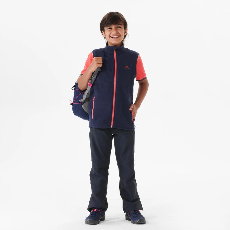 Quechua GILET POLAIRE - MH150 NAVY CORAIL - ENFANT 7-15 ANS 4 Quechua GILET POLAIRE - MH150 NAVY CORAIL - ENFANT 7-15 ANS – Image 2