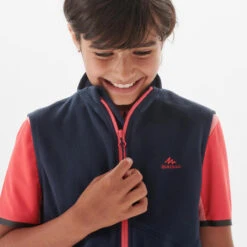 Quechua GILET POLAIRE - MH150 NAVY CORAIL - ENFANT 7-15 ANS 11 Quechua GILET POLAIRE - MH150 NAVY CORAIL - ENFANT 7-15 ANS -Quechua gilet polaire mh150 navy corail enfant 7 15 ans 4
