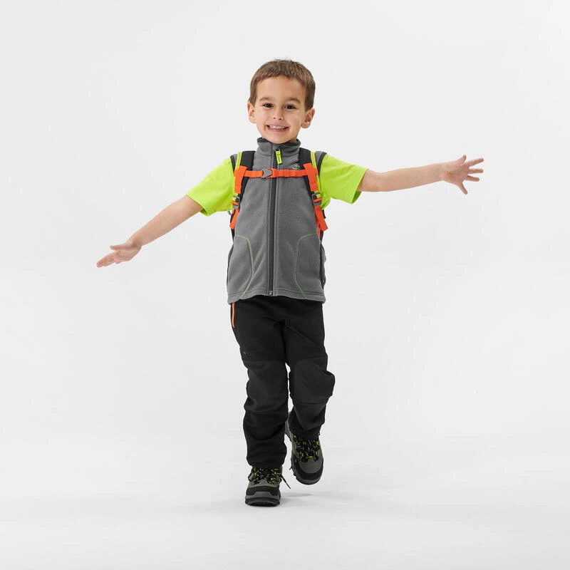 Quechua Gilet Polaire Sans Manche De Randonnée - MH150 Gris - Enfant 2 - 6 Ans 4 Quechua Gilet Polaire Sans Manche De Randonnée - MH150 Gris - Enfant 2 - 6 Ans – Image 2