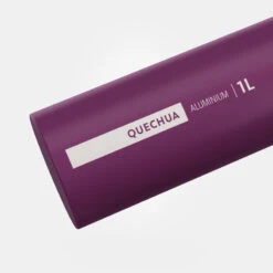 Quechua Gourde Alu 1L Avec Bouchon à Ouverture Rapide Pour La Randonnée - Violet -Quechua gourde alu 1l avec bouchon a ouverture rapide pour la randonnee violet 2