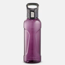 Quechua Gourde Ecozen® 0,8L Avec Bouchon Ouverture Rapide Pour La Randonnée - Violet -Quechua gourde ecozen 08l avec bouchon ouverture rapide pour la randonnee violet 1