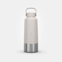 Quechua Gourde Inox 1L Avec Bouchon à Vis Pour La Randonnée - Blanc -Quechua gourde inox 1l avec bouchon a vis pour la randonnee blanc 9