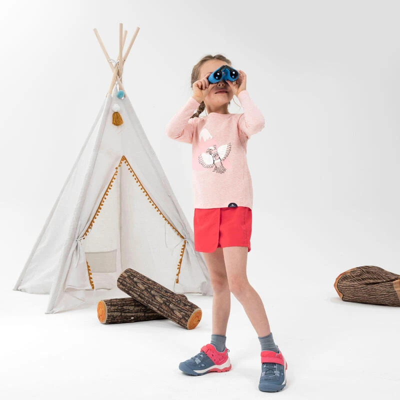 Quechua Jupe Short De Randonnée - MH100 KID Rose Corail -enfant 2-6 Ans 4 Quechua Jupe Short De Randonnée - MH100 KID Rose Corail -enfant 2-6 Ans – Image 2