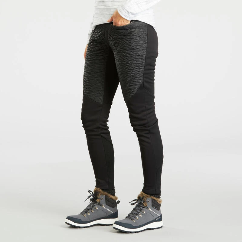 Quechua Legging Chaud Déperlant De Randonnée - SH500 WARM - Femme 5 Quechua Legging Chaud Déperlant De Randonnée - SH500 WARM - Femme – Image 3