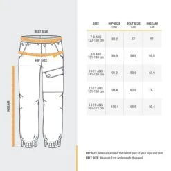 Quechua PANTALON CHAUD DÉPERLANT DE RANDONNÉE - SH100 X-WARM - ENFANT 7 - 15 ANS -Quechua pantalon chaud deperlant de randonnee sh100 x warm enfant 7 15 ans 2