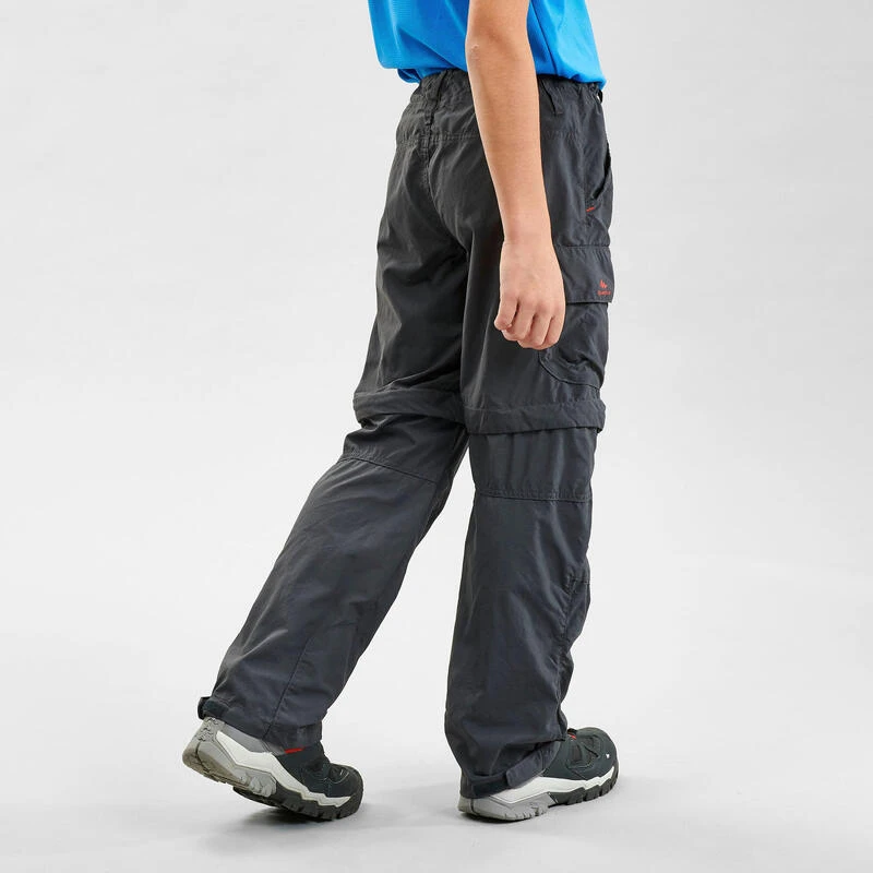 Quechua Pantalon De Randonnée Modulable Enfant MH500 Noir 7-15 Ans 5 Quechua Pantalon De Randonnée Modulable Enfant MH500 Noir 7-15 Ans – Image 3