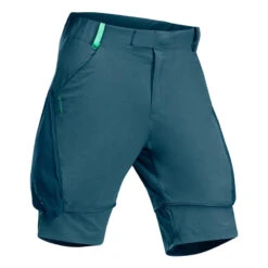Quechua Pantalon De Randonnée Modulable Enfant MH500 Pétrole Sombre 7-15 Ans -Quechua pantalon de randonnee modulable enfant mh500 petrole sombre 7 15 ans 2