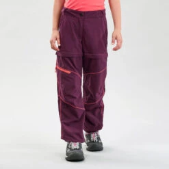 Quechua Pantalon De Randonnée Modulable Enfant MH500 Violet 7-15 Ans 9 Quechua Pantalon De Randonnée Modulable Enfant MH500 Violet 7-15 Ans -Quechua pantalon de randonnee modulable enfant mh500 violet 7 15 ans 2