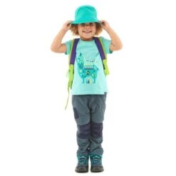 Quechua Pantalon De Randonnée Modulable - MH500 Gris/bleu- Enfant 2-6 ANS -Quechua pantalon de randonnee modulable mh500 grisbleu enfant 2 6 ans 1