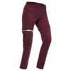 Quechua Pantalon Modulable De Randonnée Montagne - MH550 - Bordeaux - Femme -Quechua pantalon modulable de randonnee montagne mh550 bordeaux femme