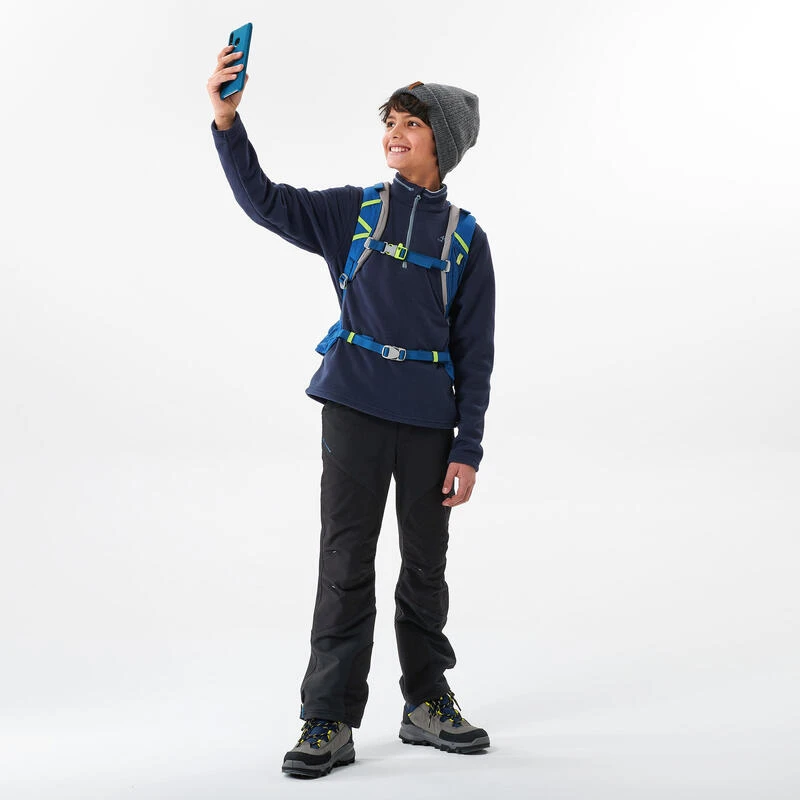 Quechua Polaire De Randonnée - MH100 Bleue - Enfant 7-15 Ans 4 Quechua Polaire De Randonnée - MH100 Bleue - Enfant 7-15 Ans – Image 2