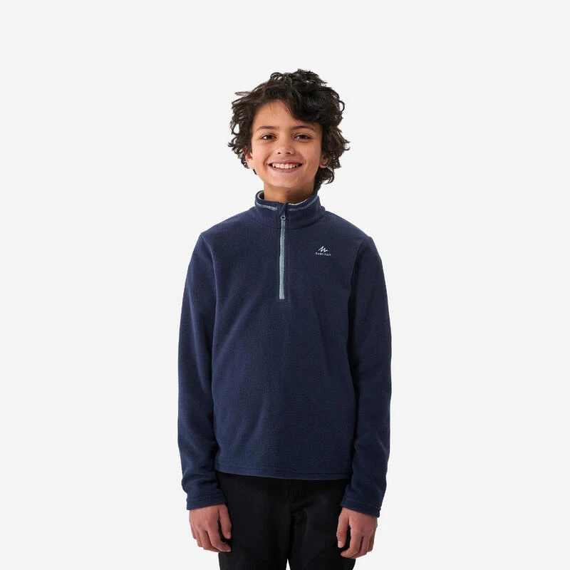 Quechua Polaire De Randonnée - MH100 Bleue - Enfant 7-15 Ans 3 Quechua Polaire De Randonnée - MH100 Bleue - Enfant 7-15 Ans