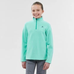 Quechua Polaire De Randonnée - MH100 Turquoise - Enfant 7-15 Ans -Quechua polaire de randonnee mh100 turquoise enfant 7 15 ans 8